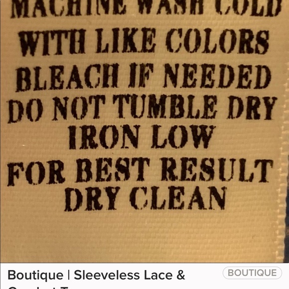 Blush Sleeveless Lace & Crochet Top - Picture 7 of 9